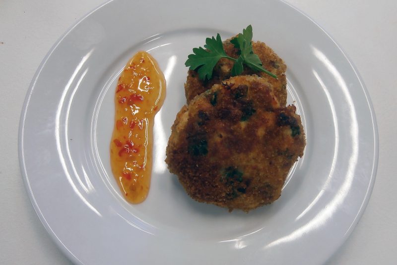 Exotic Salmon fishcakes and it wasn't 'fishy Friday'