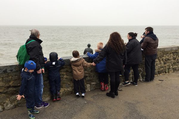 Ireland class watching the Sea