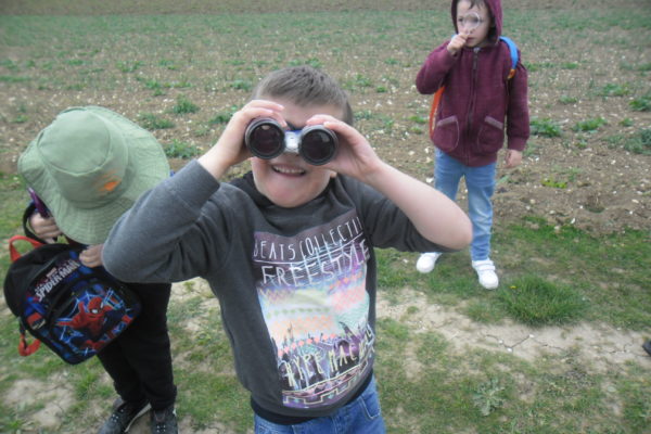 Having fun with binoculars